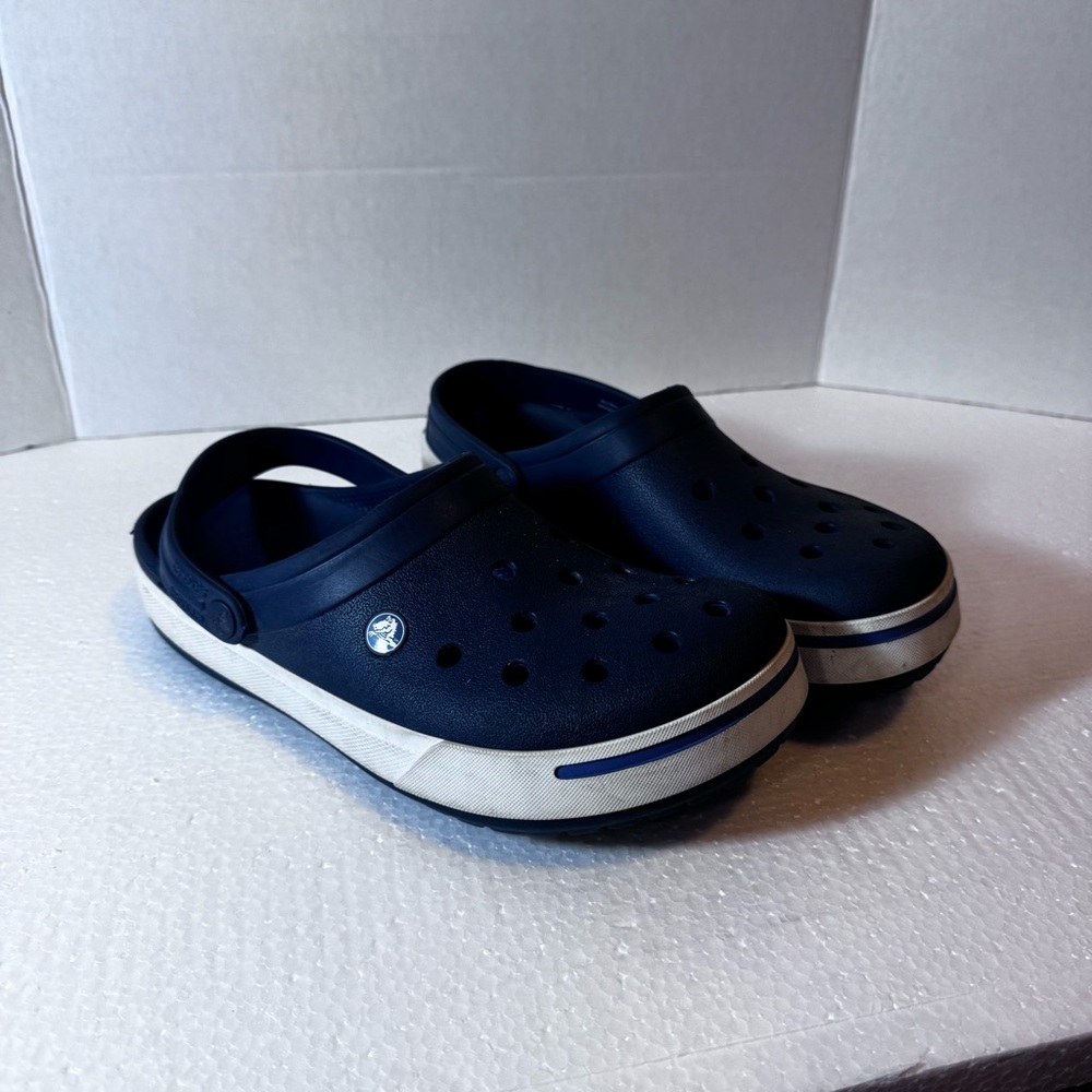 CROCS Classic Navy Blue Clogs - Picture 3 of 6